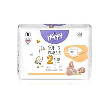 Pann Happy tg.2 (3/6kg) 38pz