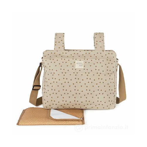 borsa hearts poppy