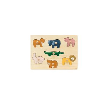 puzzle animali legno