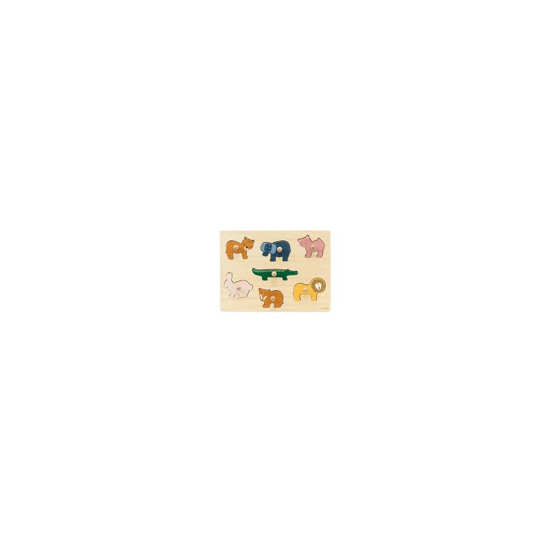 puzzle animali legno