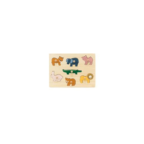 puzzle animali legno