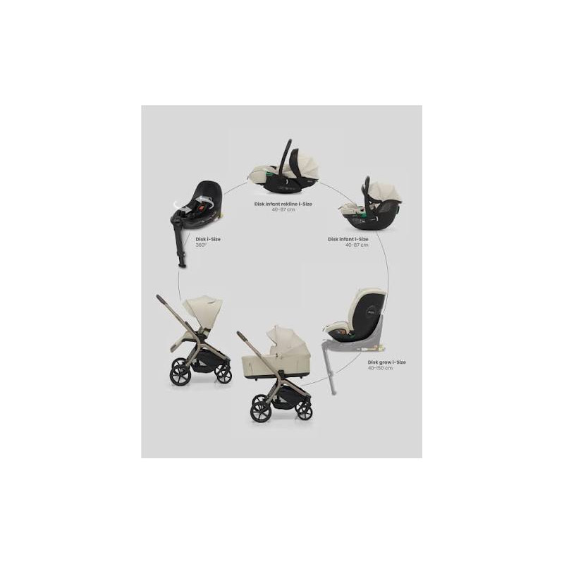 trio Snap con base e segg disk grow i size