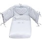 Set piumetto letto 3 pz. ric. Sfil. (piumetto imbottito, par