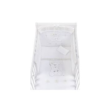 Set piumetto letto 3 pz. sfoderabile ric. (paracolpi, piumet