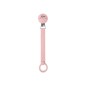 Catenella portasuchhietto in silicone rosa